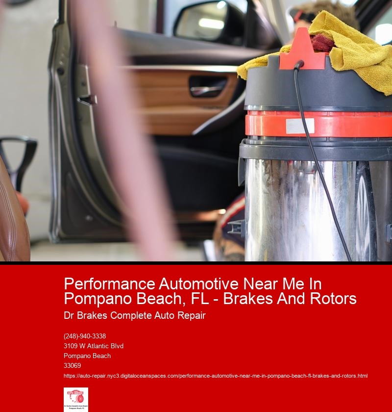 Performance Automotive Near Me In Pompano Beach, FL - Brakes And Rotors